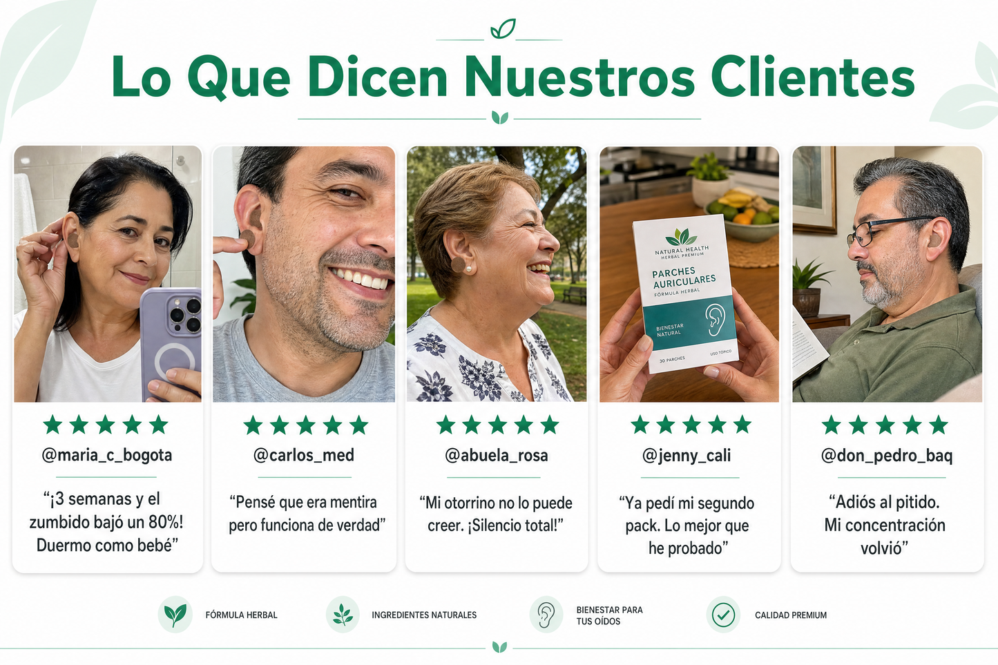 Testimoniales - Reseñas de clientes satisfechos en Colombia