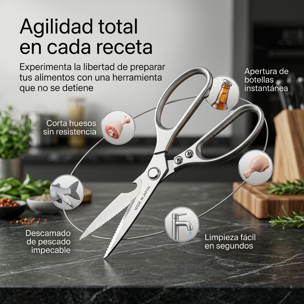 ✂️ OFERTA LIMITADA DEL 50% OFF! ⚡ Tijeras Ultra-Master 10-en-1: La Herramienta Definitiva para tu Cocina