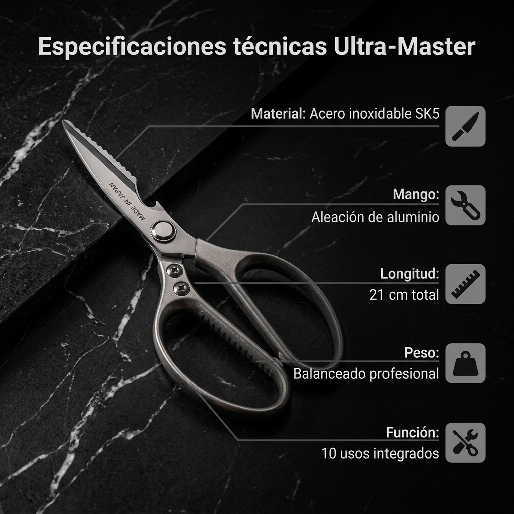 ✂️ OFERTA LIMITADA DEL 50% OFF! ⚡ Tijeras Ultra-Master 10-en-1: La Herramienta Definitiva para tu Cocina