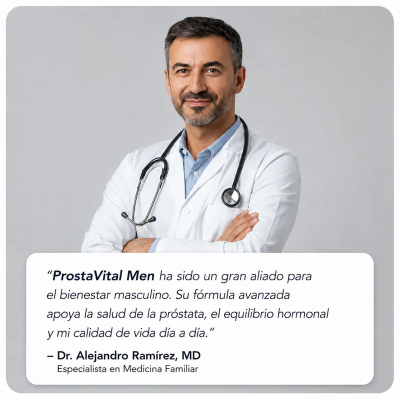 Respaldo médico ProstaVital Men