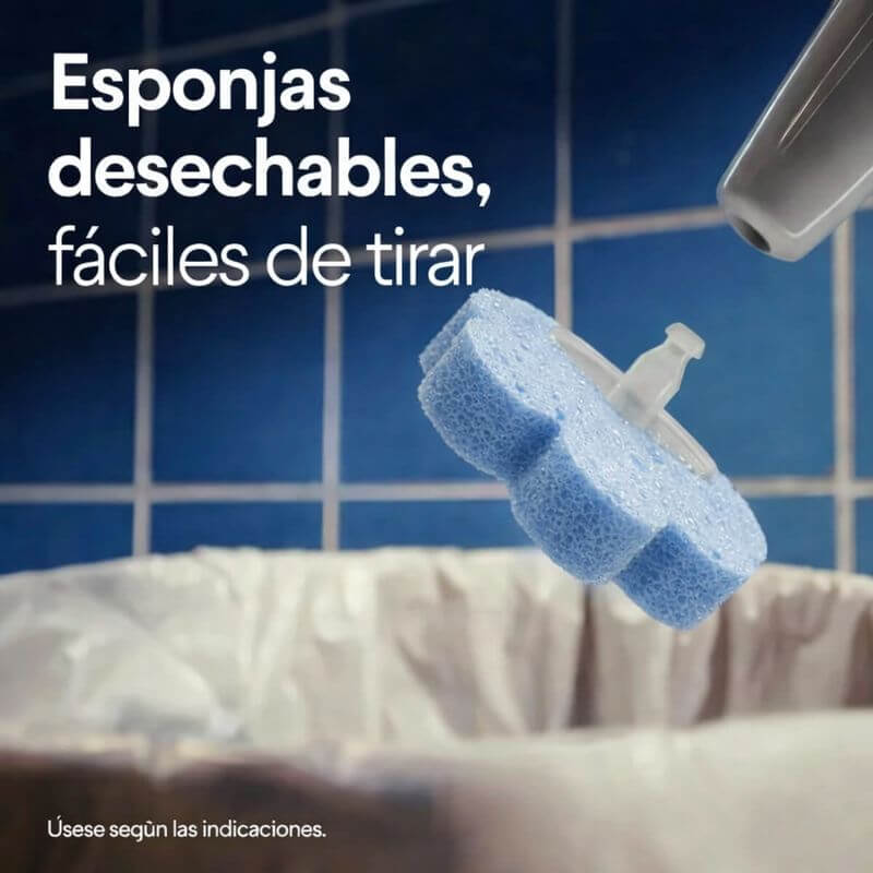 Cepillo Higiénico Desechable – Limpia fácil sin tocar la suciedad (16X PIEZAS)