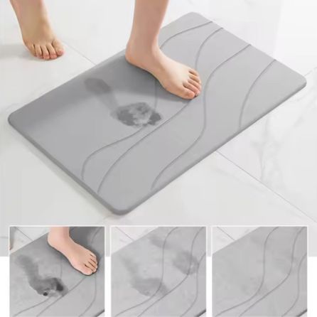 Tapete de Piedra Diatomita – Secado Instantáneo + 🎁REGALO Tapete Absorbente