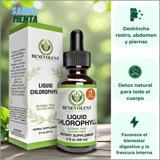 Clorofila Líquida Benevolent | Apoyo Natural para el Equilibrio del Cuerpo