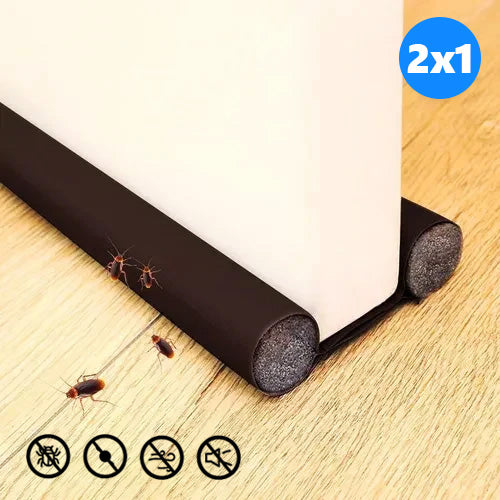 Protector de puerta 2x1 — bloquea insectos y suciedad