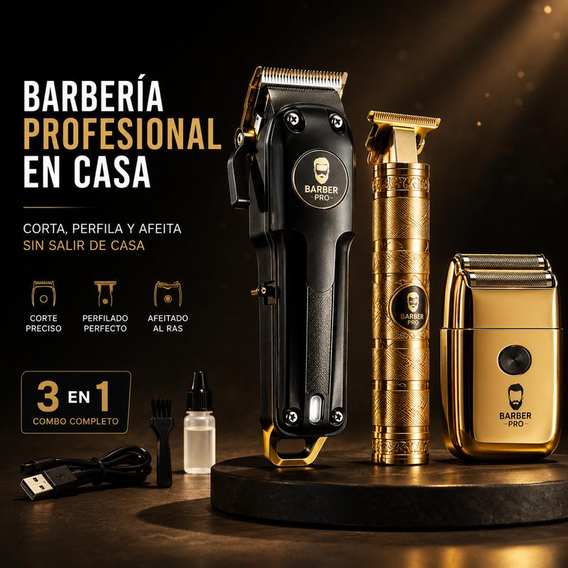 Combo Barber 3 en 1