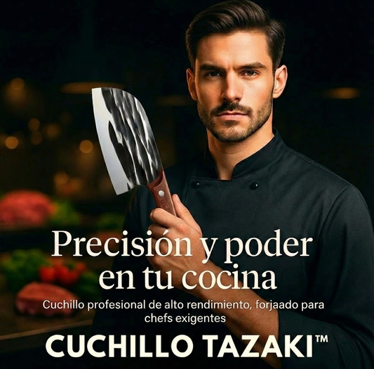Cuchillo Profesional Japones Tazaki de Acero Inoxidable