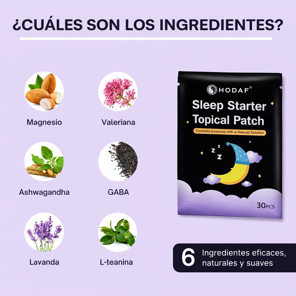 30 Parches Para Dormir - Relajación nocturna