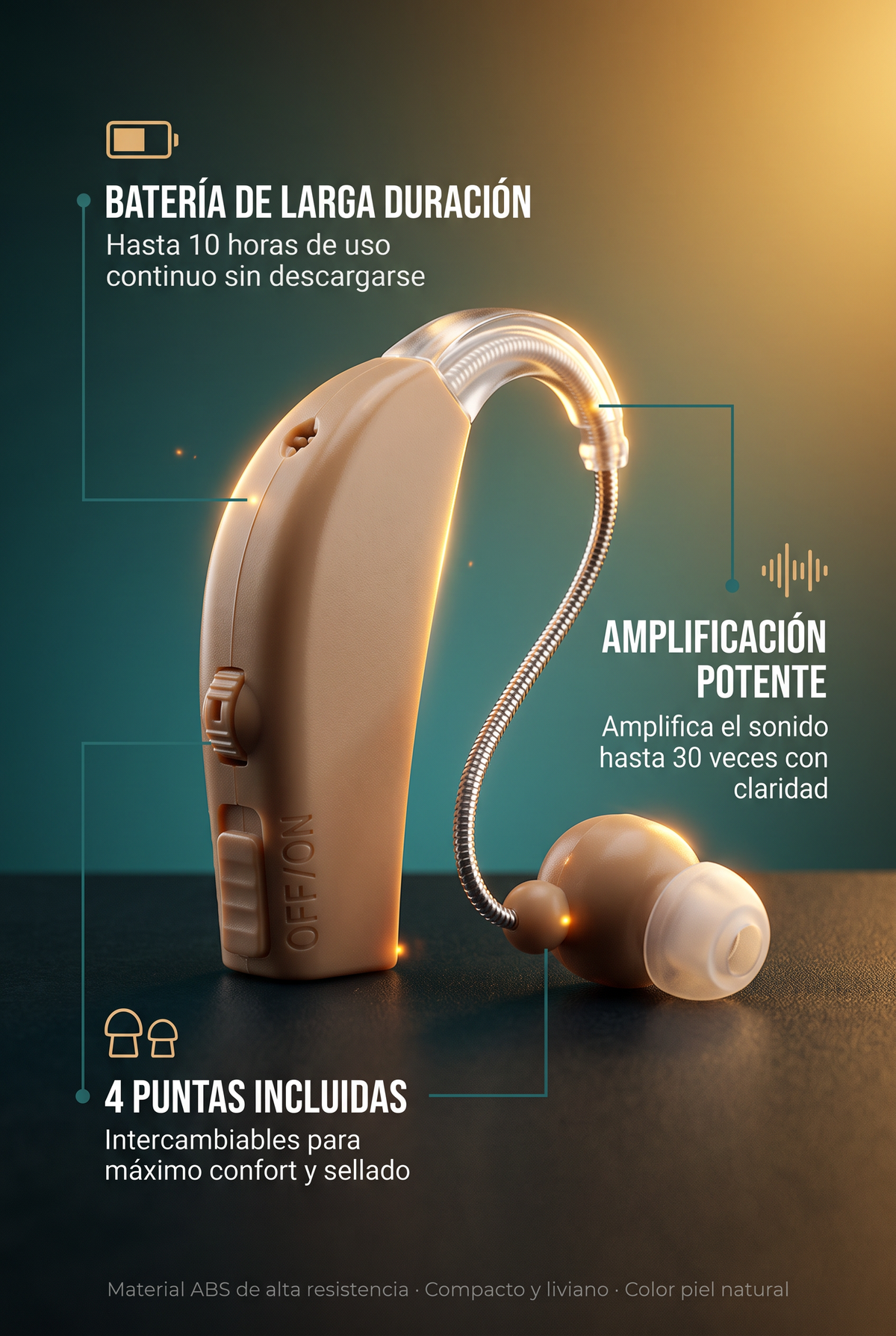 Audífono Amplificador Para Sordera