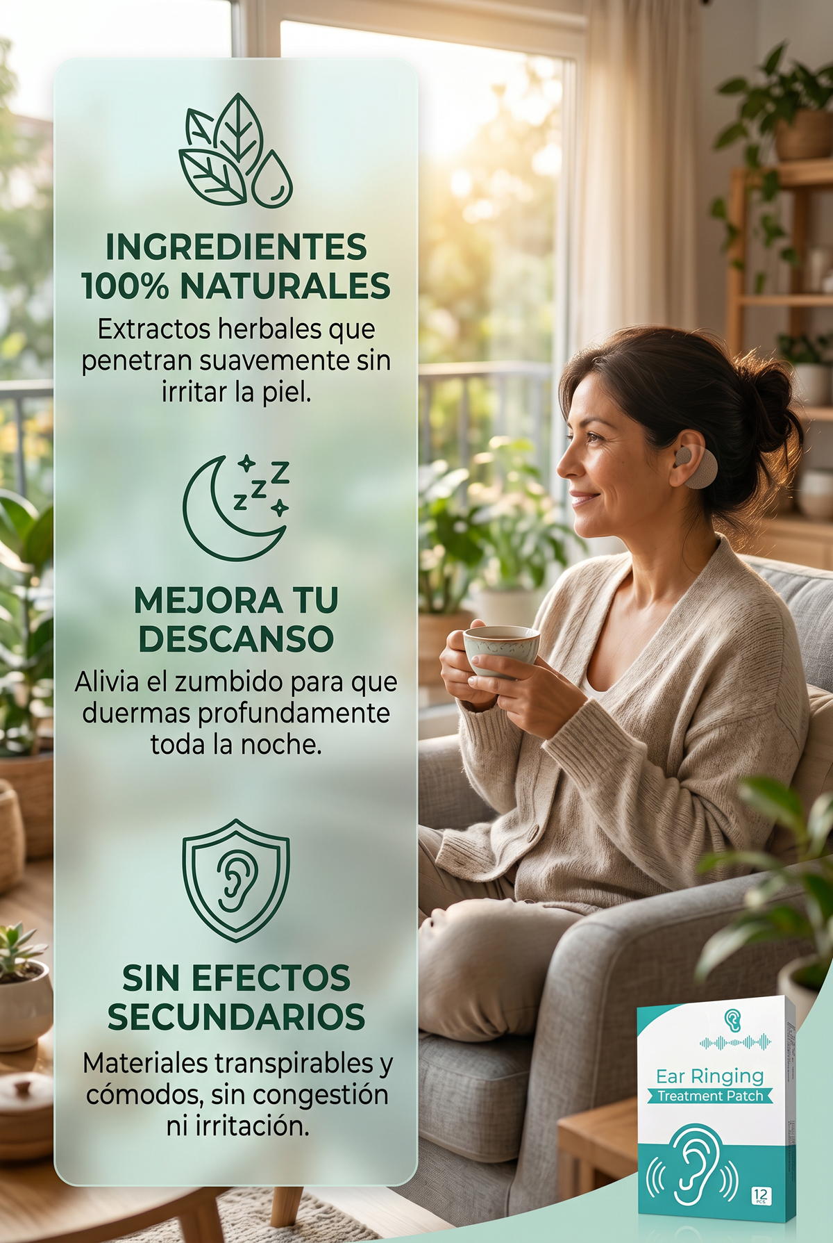 Parche Herbal para Oídos