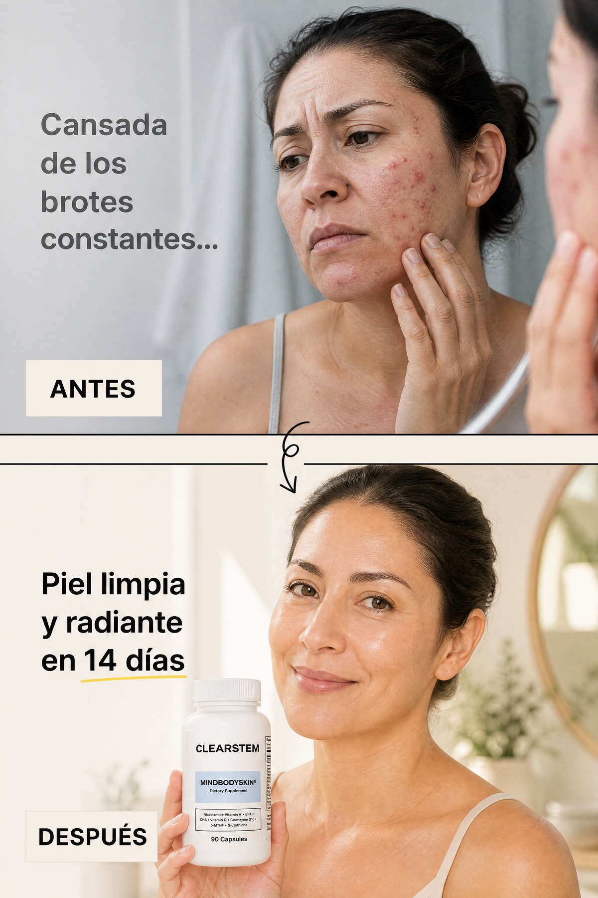 ClearStem — Suplemento Anti-Acné