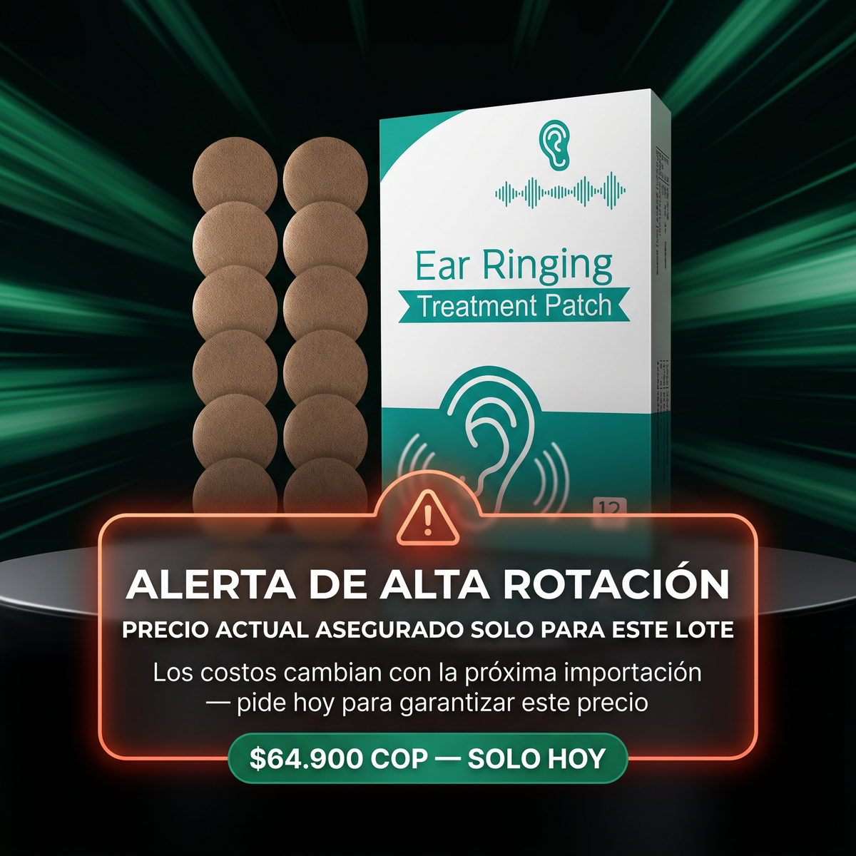 Parche Herbal para Oídos
