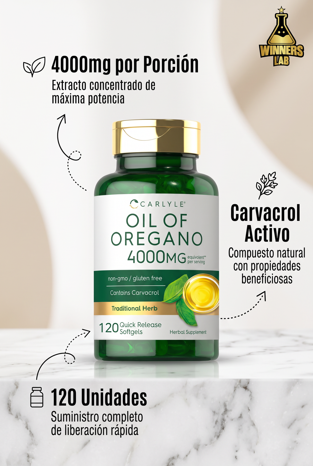 Aceite de Oregano 4000mg