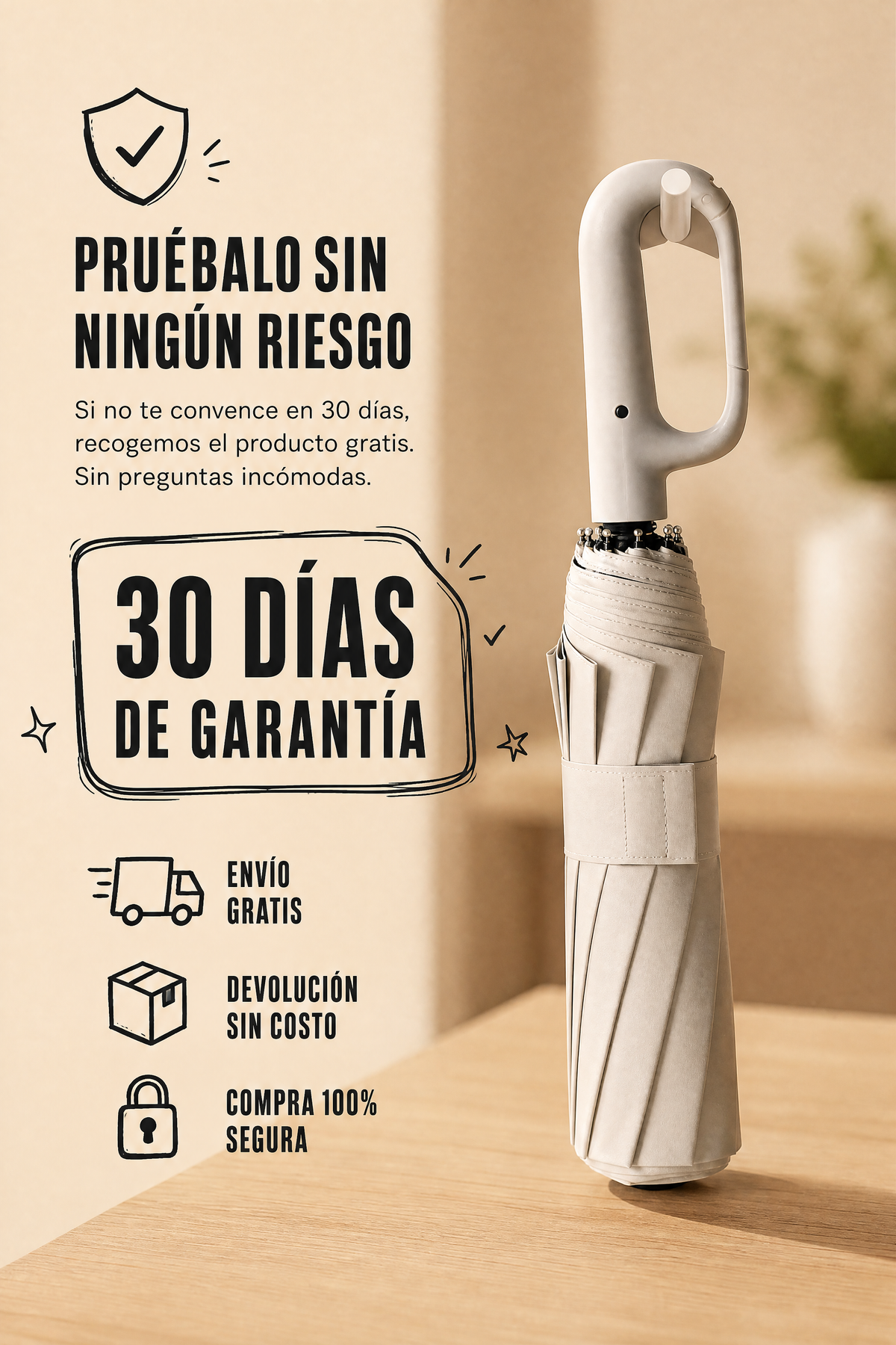 Sombrilla Koreana Automática