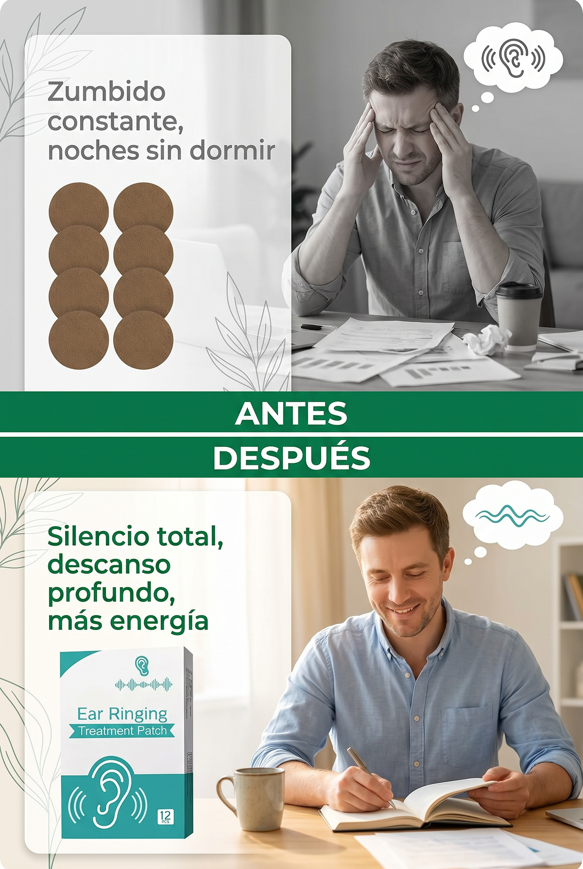 Parche Herbal para Oídos