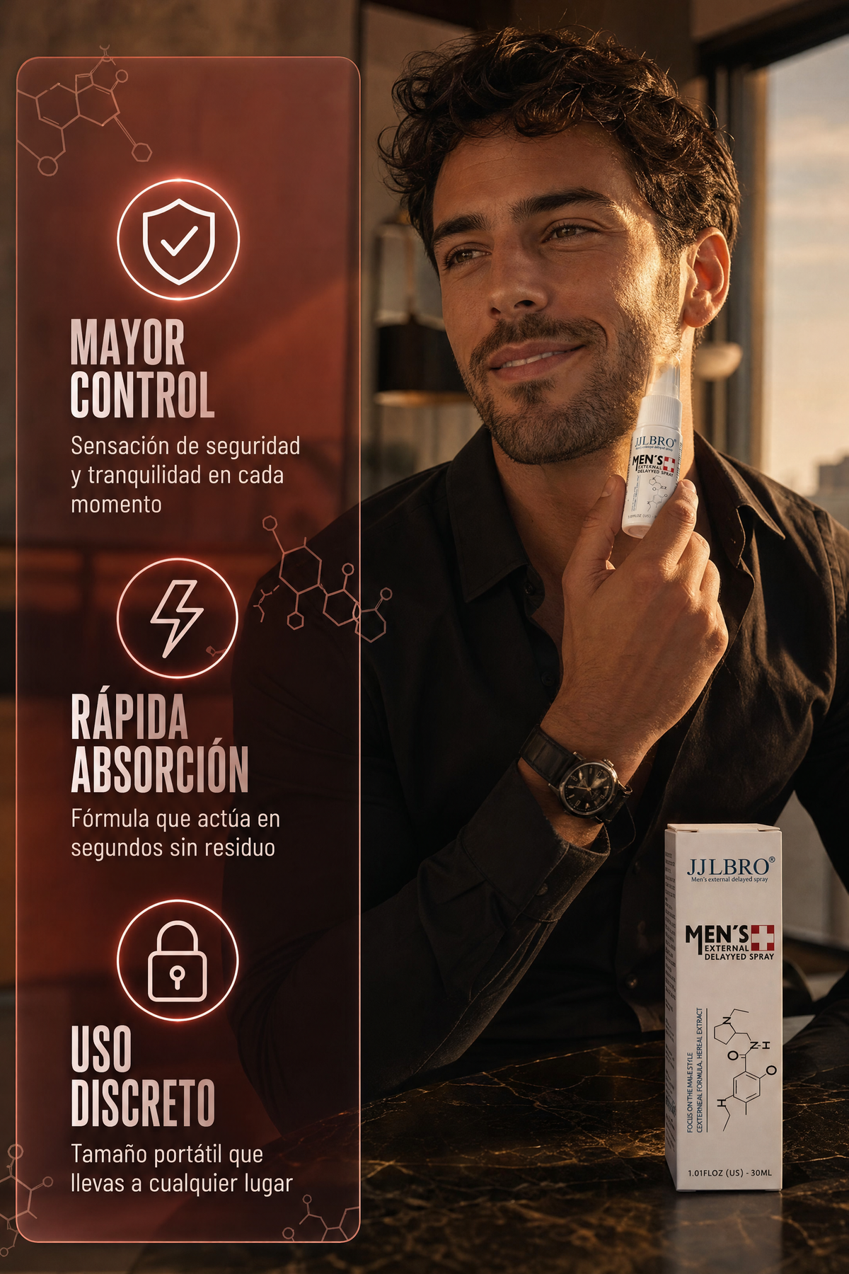 JJLBRO Men Spray