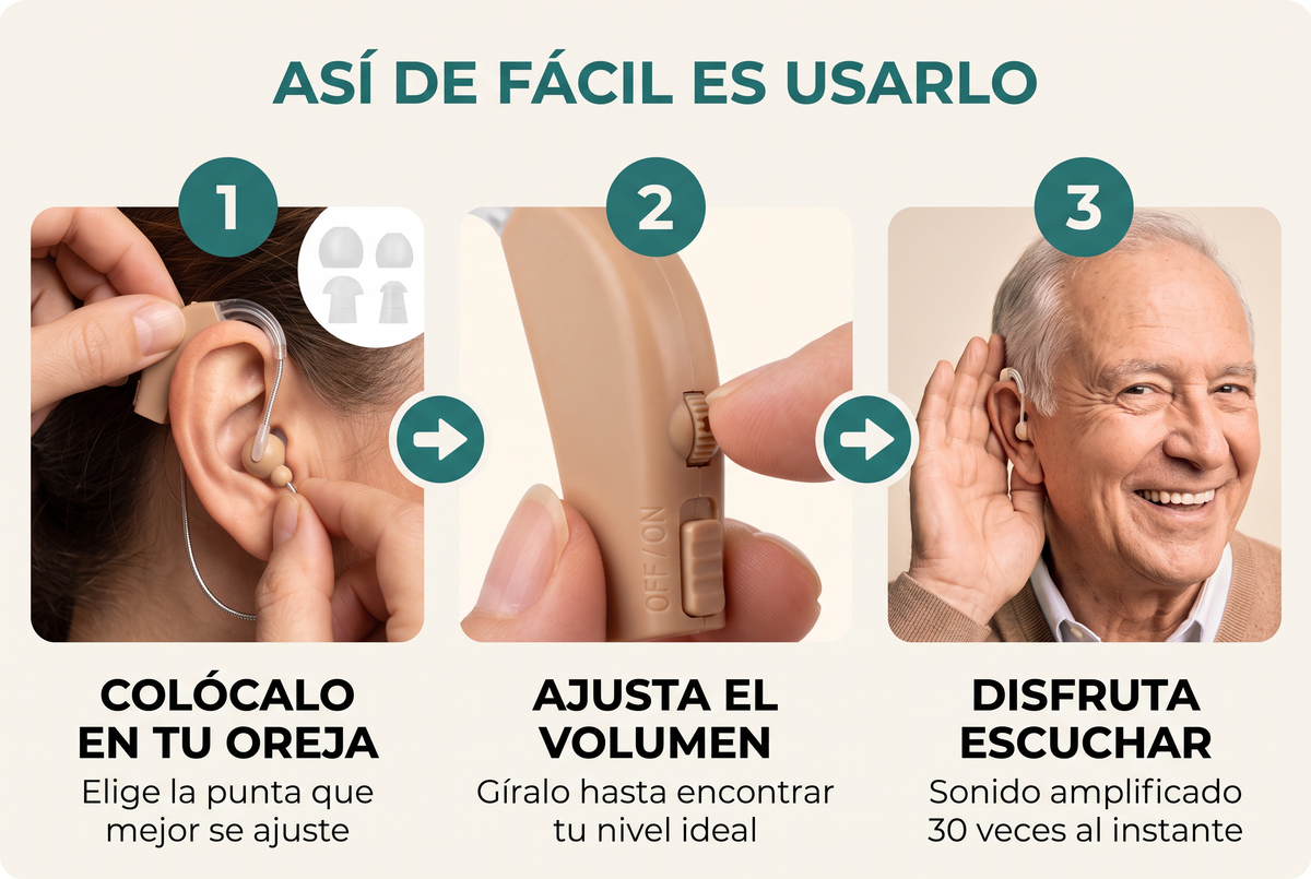 Audífono Amplificador Para Sordera
