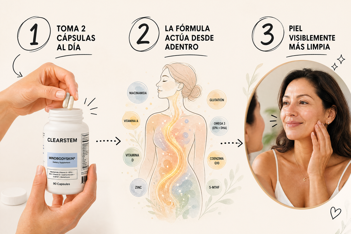 ClearStem — Suplemento Anti-Acné