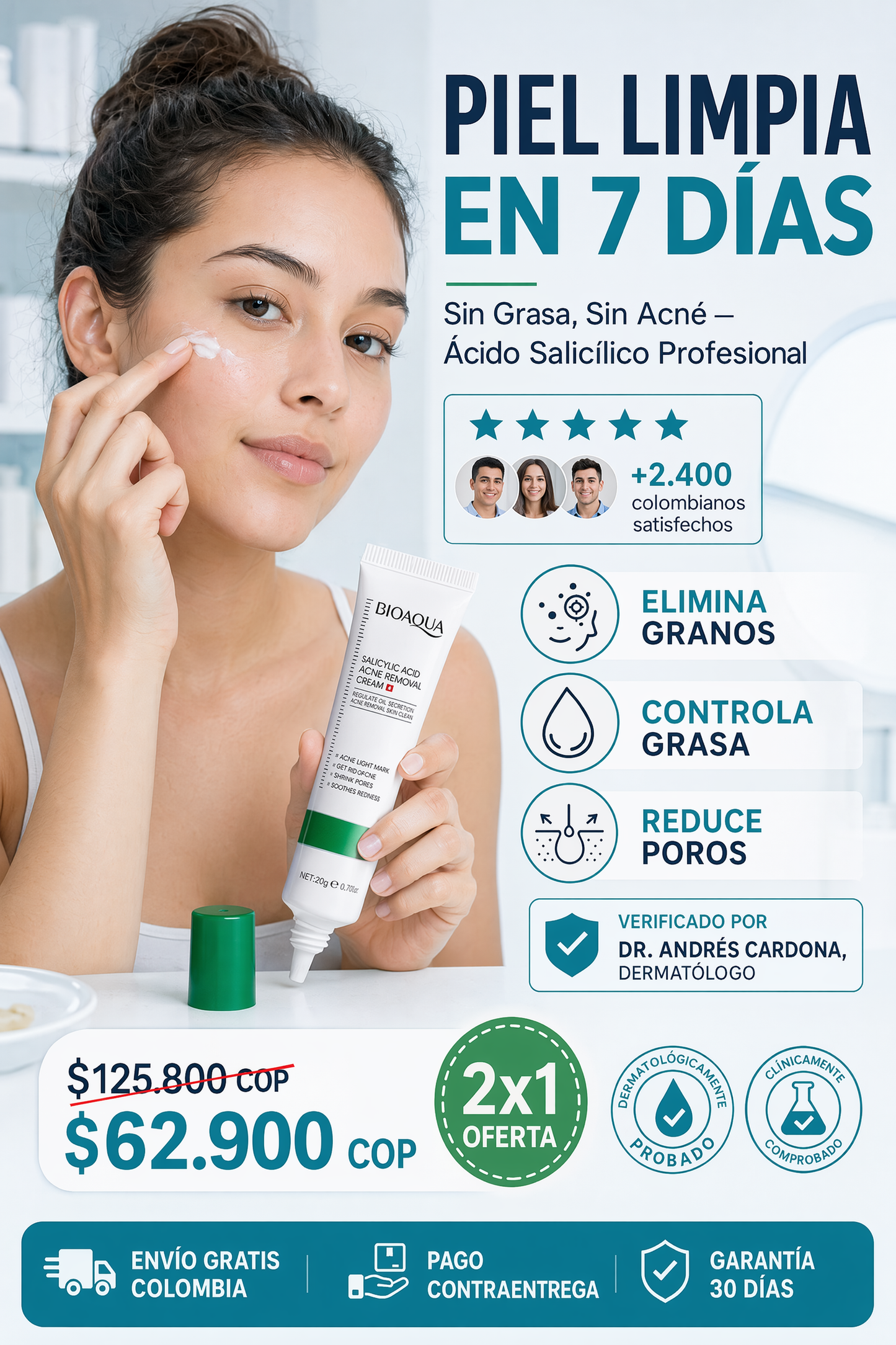 Crema Antiacné Bioaqua - Hero