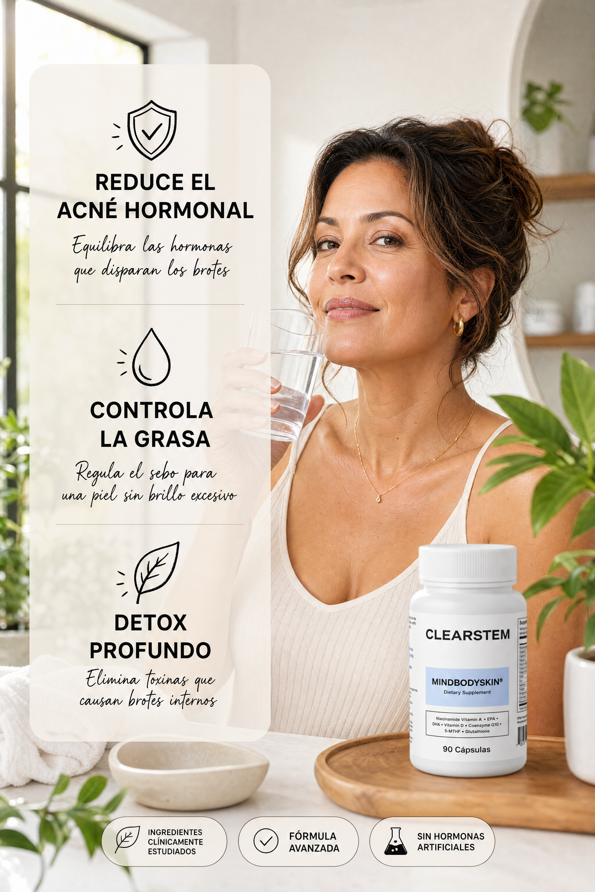 ClearStem — Suplemento Anti-Acné