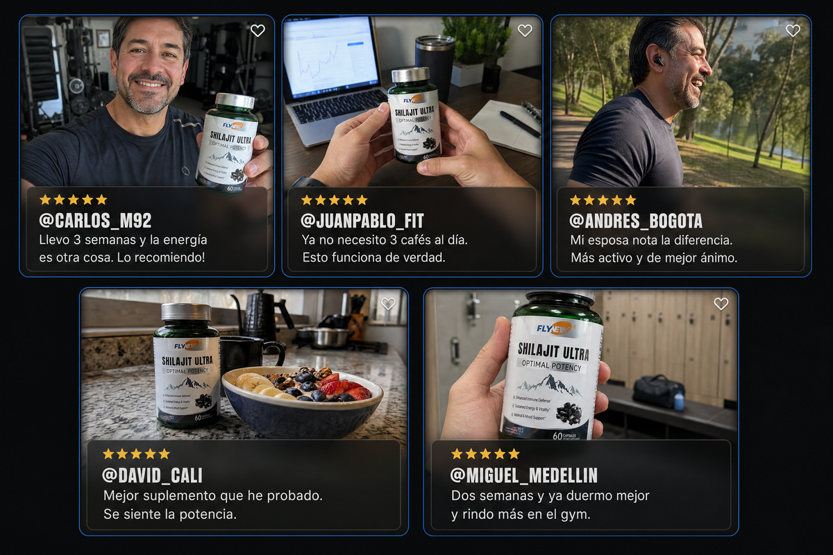 Shilajit Ultra — Potencia Natural para tu Energía y Vitalidad