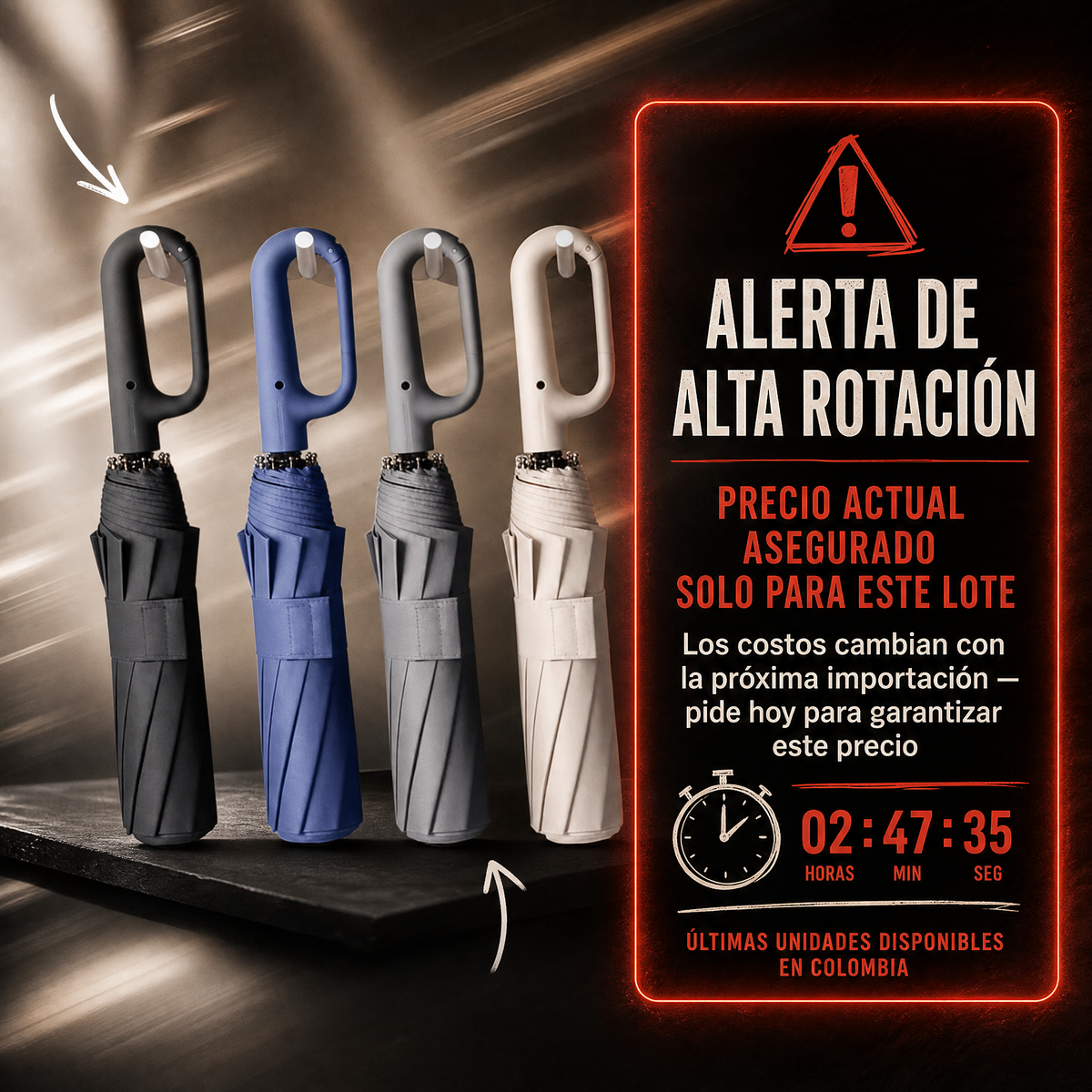 Sombrilla Koreana Automática