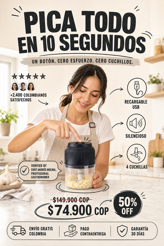 Triturador de Alimentos El�ctrico - Hero