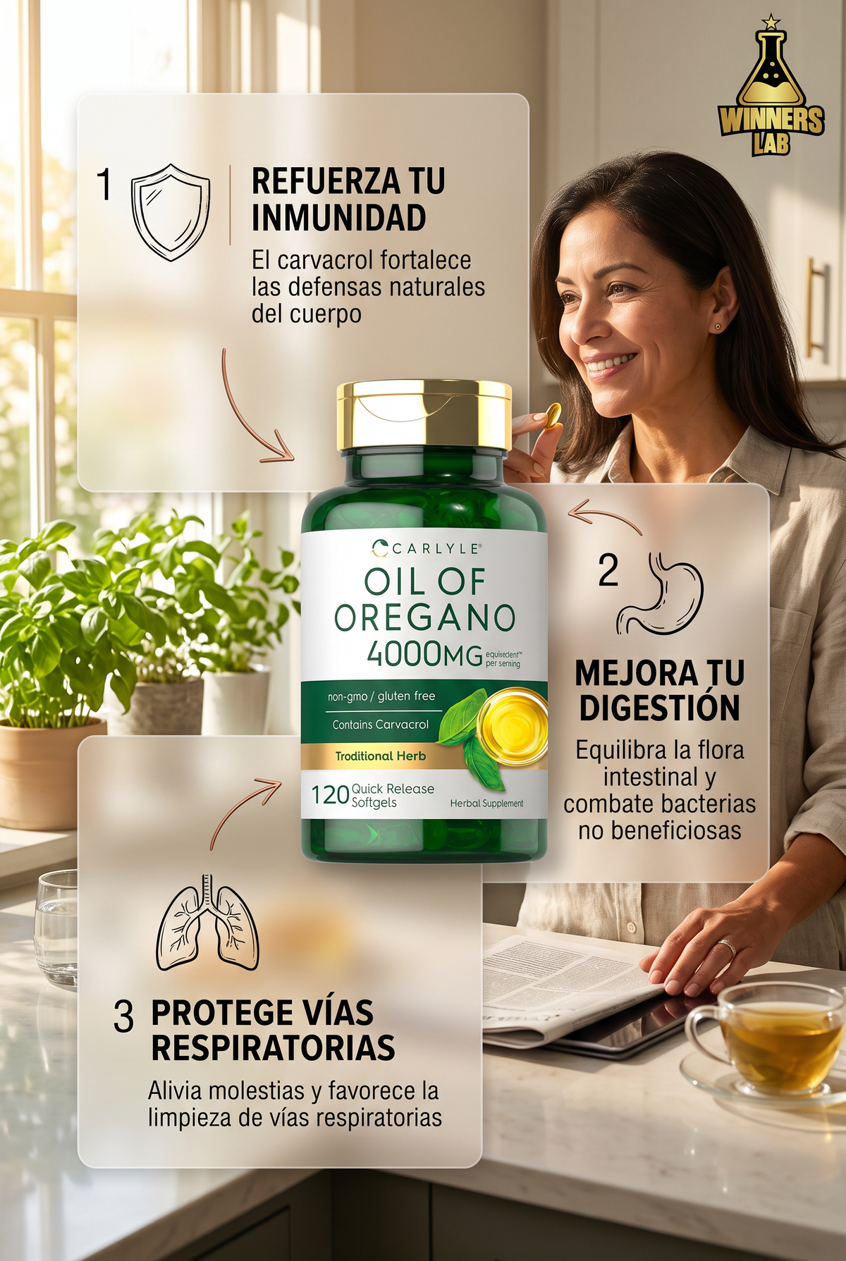 Aceite de Oregano 4000mg