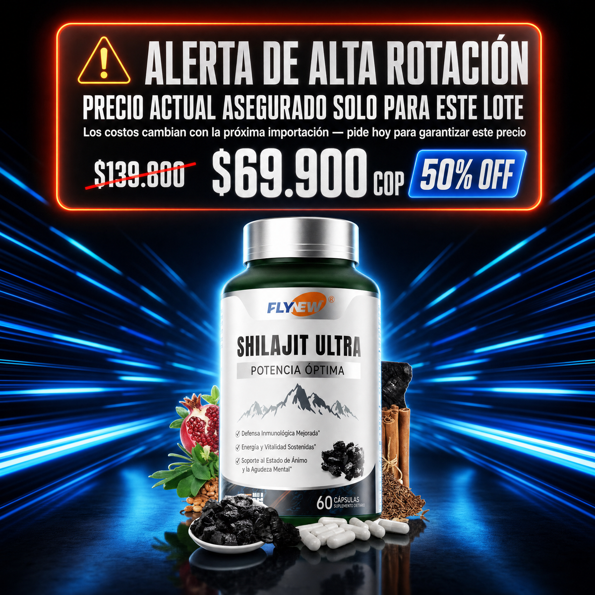 Shilajit Ultra — Potencia Natural para tu Energía y Vitalidad