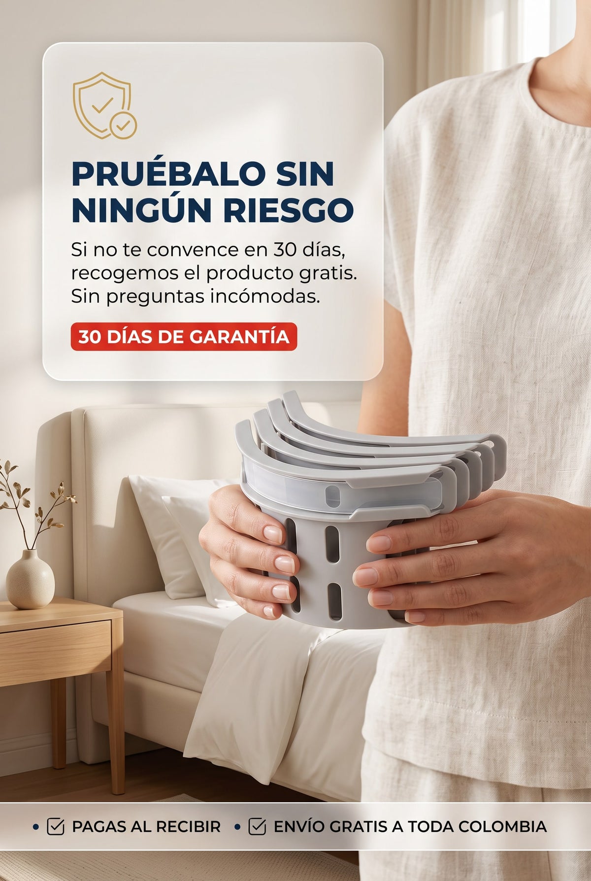 Sujetador de Sábanas Ajustable — Kit x 4 Unidades